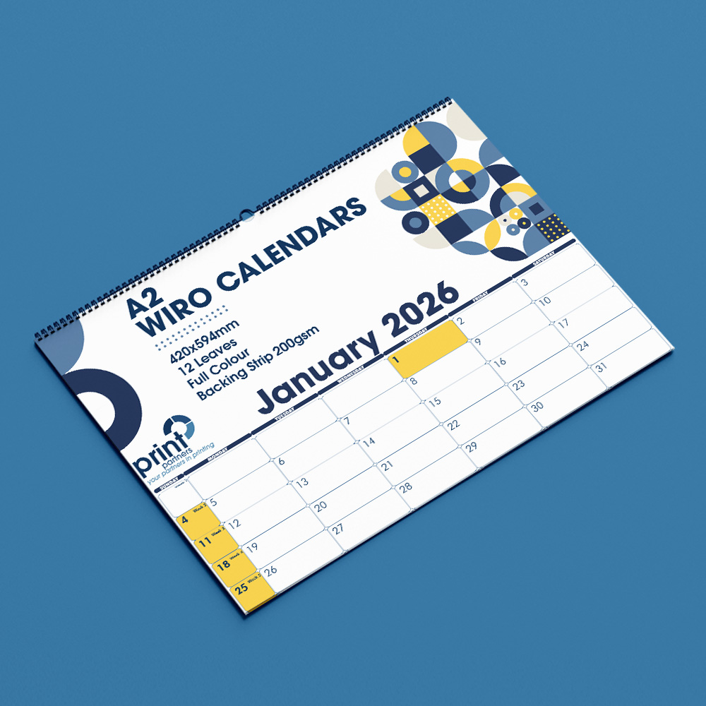 A2 Wiro Calendars - Pretoria, Johhannesburg South Africa A2 Wiro Calendars - Image 1