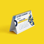 A5 Wiro Desk Calendar - 7 Leaves